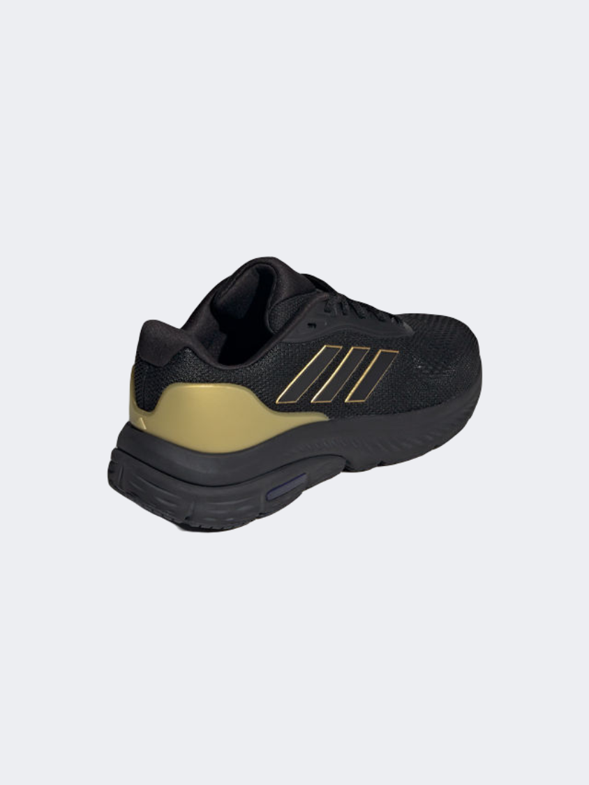 Adidas Cloudfoam Walk Women Sportswear Shoes Black Gold