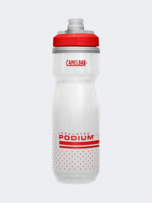 Camelbak Podium Chill 21 Oz Biking Bottle Fiery Red/White
