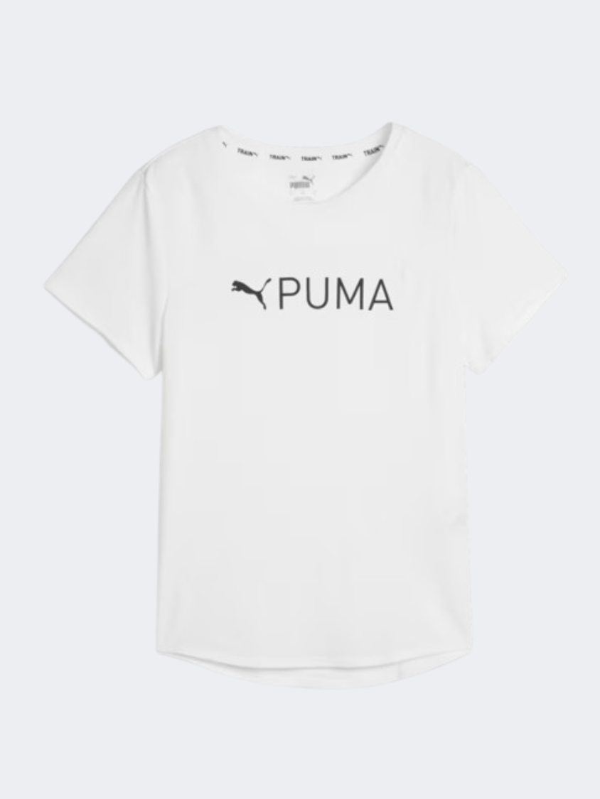 Puma Fit Logo Ultrabreathe Women Training T-Shirt White/Black