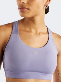 New Balance Essential Train Women Performance Bra Smoked Violet