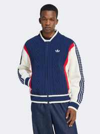 كارديجان Adidas Retro Remix للرجال - بدلة رياضية - نايت إنديغو