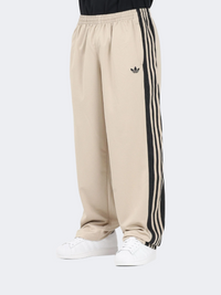 بنطال رجالي واسع من Adidas Originals شبكي بلون كاكي حجري