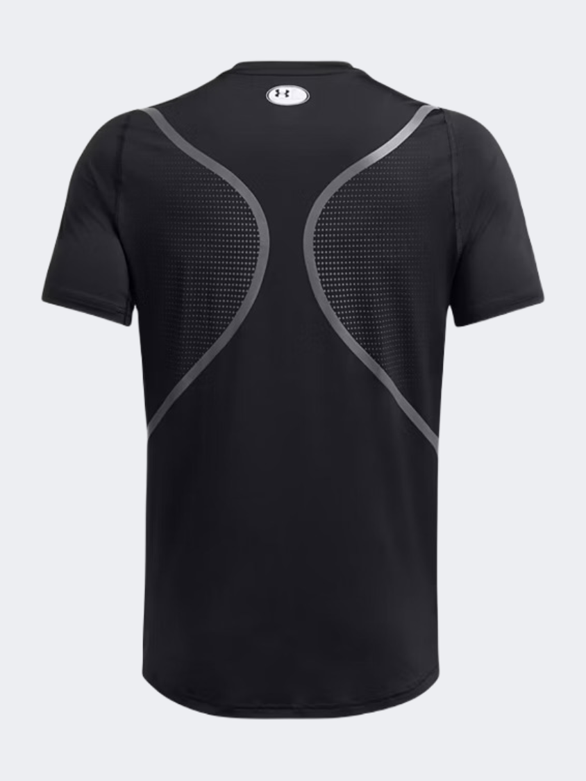 Under Armour Heatgear Fitted Graphic Men Training T-Shirt Black/Castlerock