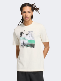 Adidas Memories Of Sport Outdoor Graphic Men Sportswear T-Shirt Off White