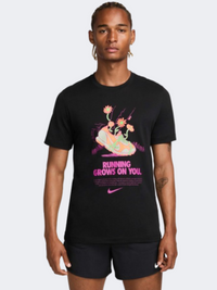 تيشيرت جري رجالي Nike Df Run Dna Fa24 أسود