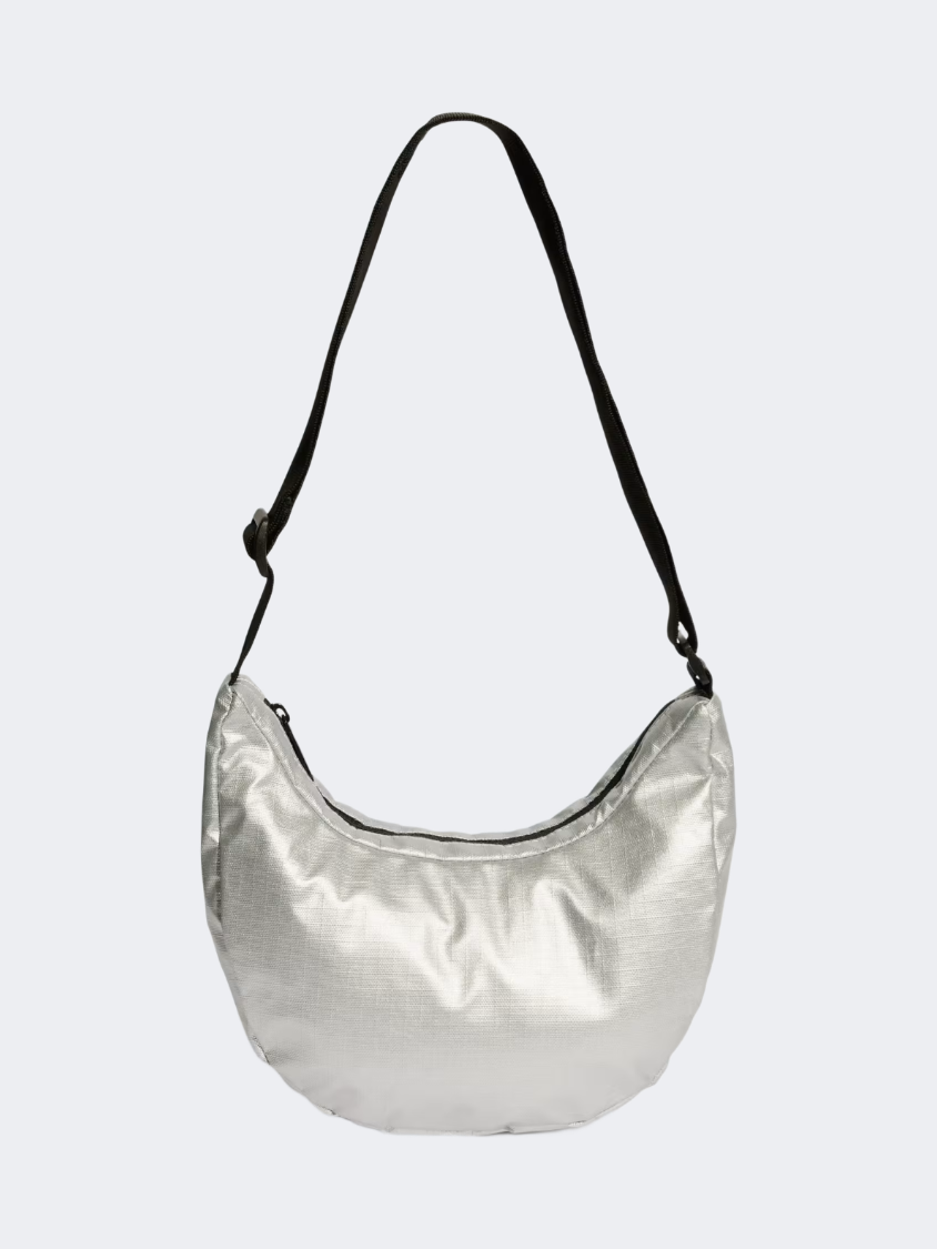 Adidas Glow Shoulder Women Training Bag Silver Metallic