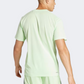 Adidas Essentials Base Logo Men Training T-Shirt Green Spark/Black