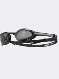 Tyr Tracer X Elite Race نظارات سباحة للجنسين دخاني/أسود