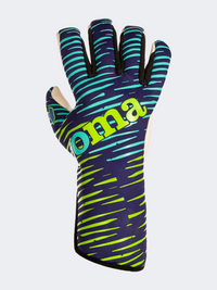 قفازات كرة القدم للرجال جوما جي كي بانثر باللون الأخضر/الفيروزي