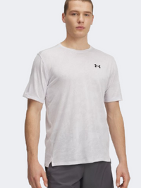 Under Armour Tech Vent Jacquard تيشيرت تدريب رجالي رمادي ديستانت/أسود