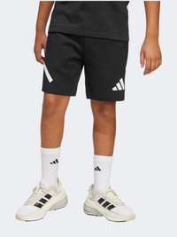 Adidas شورت رياضي أطفال Z.N.E. للجنسين أسود/أبيض