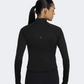 Nike Tempo Df Half Zip Women Running Long Sleeve Black
