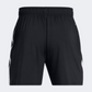 Under Armour Project Rock Mesh Badge Of Honor Men Training Short Black/White