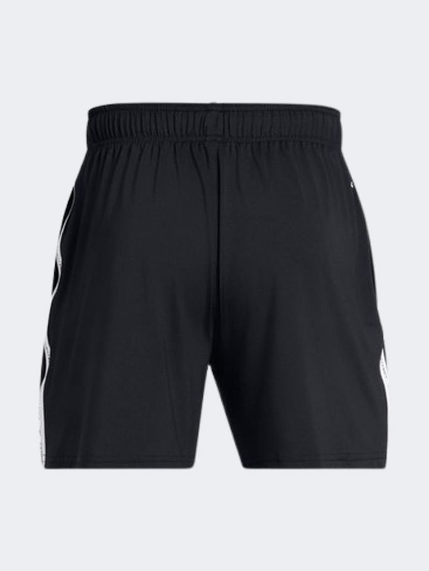 Under Armour Project Rock Mesh Badge Of Honor Men Training Short Black/White