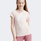 Adidas G Bl T Girls Sportswear T-Shirt Sandy Pink/White