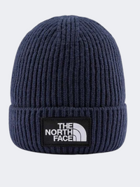 قبعة The North Face Logo Box Cuffed للجنسين للحياة اليومية بلون كحلي