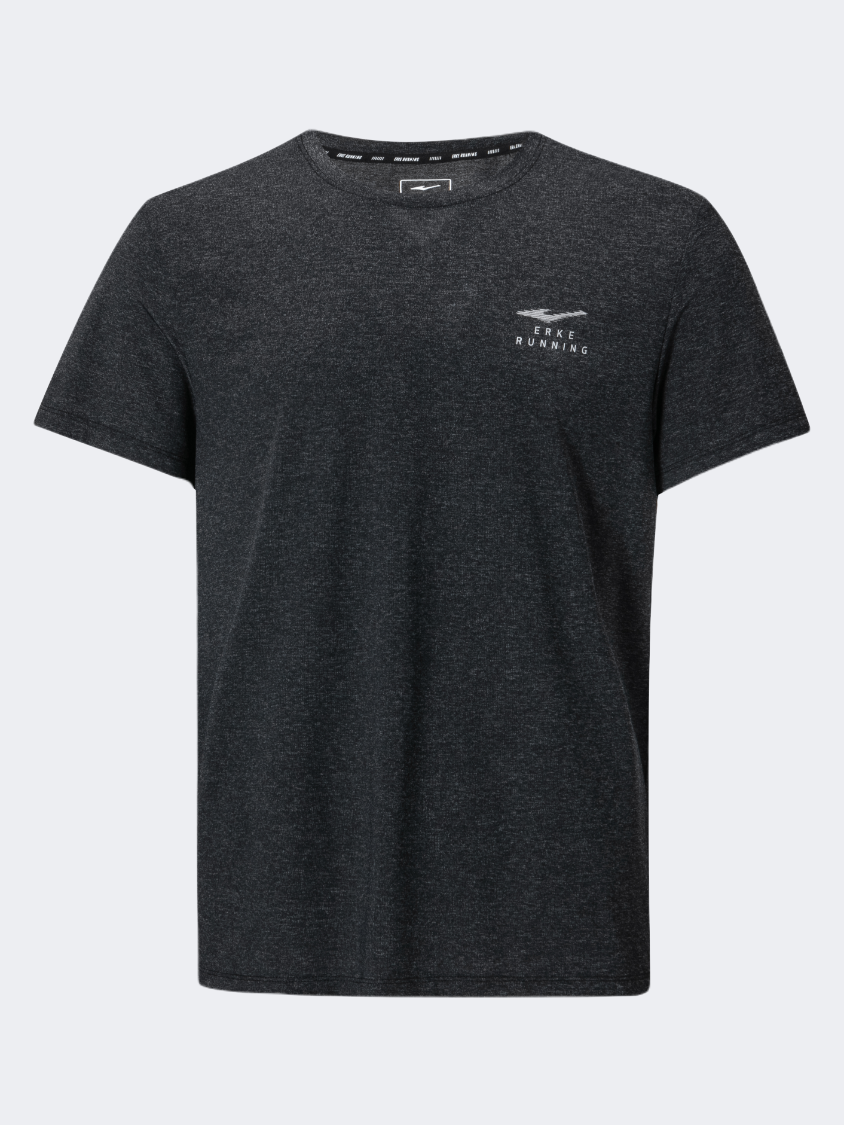 Erke Men Running T-Shirt Light Heather Grey