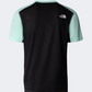 The North Face Lightbright Men Hiking T-Shirt Crater Aqua/Black