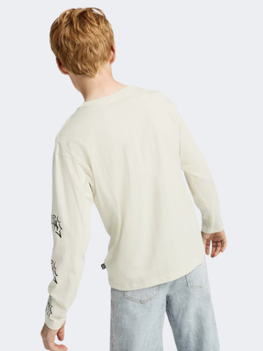 Puma Essential Plus Mid 90S Boys Lifestyle Long Sleeve Alpine Snow