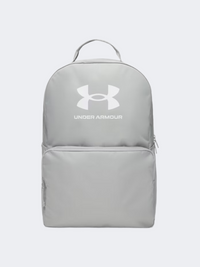 حقيبة ظهر أساسية للجنسين من Under Armour للحياة اليومية بلون التيتانيوم/أبيض