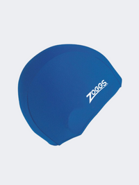 قبعة سباحة مطاطية فاخرة للجنسين من Zoggs أزرق ملكي