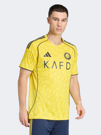 Adidas Al Nassr Fc 25/26 Home Men Football T-Shirt Yellow/Night Indigo
