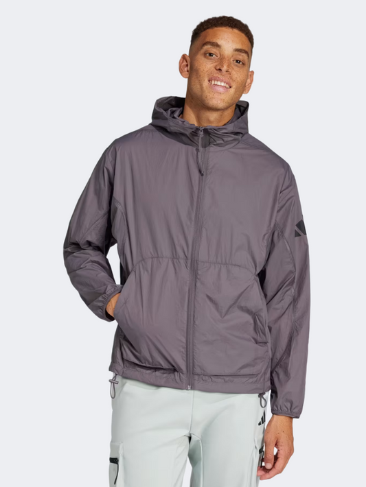 Adidas City Escape Windbreaker Men Sportswear Jacket Purple