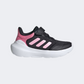 Adidas Tensaur Run 3 Ps-Girls Running Shoes Black/Pink/White