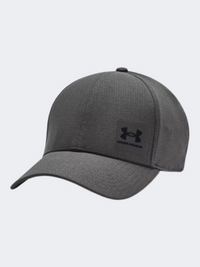 قبعة تدريب رجالي Under Armour Iso Chill Armourvent كاستل روك/أسود