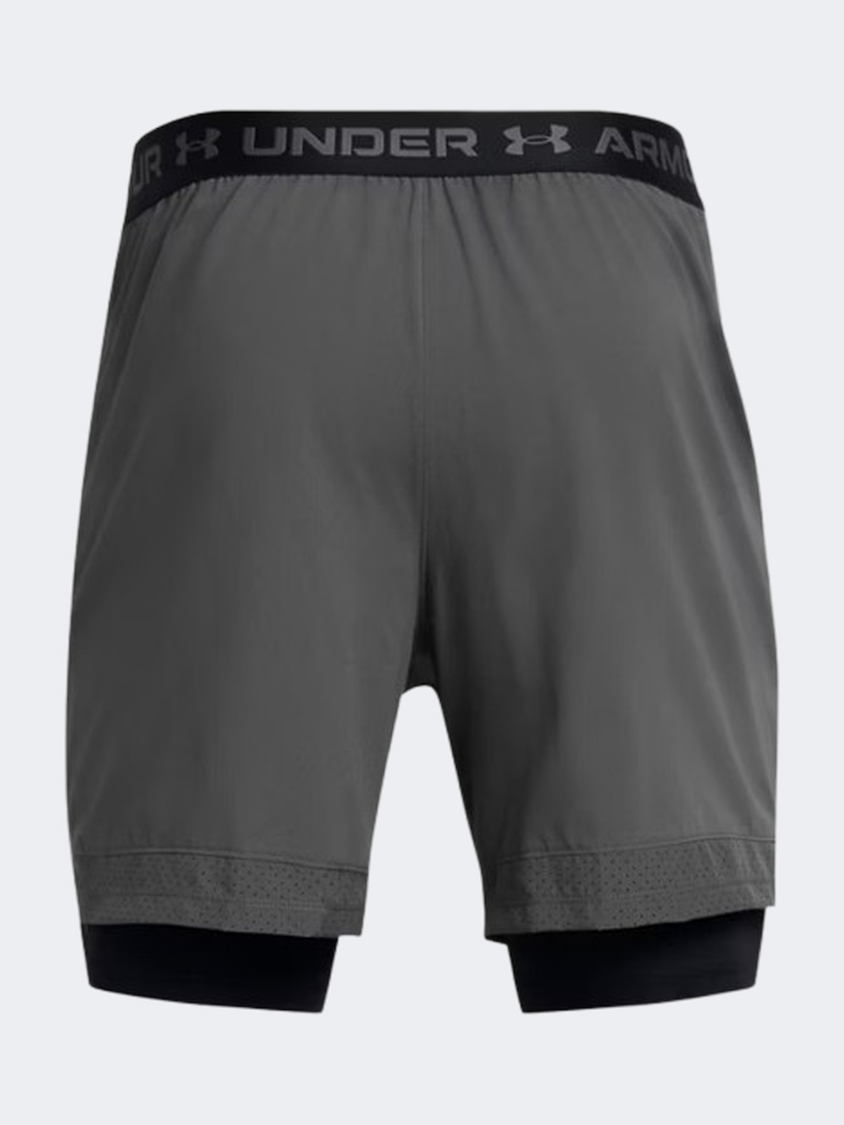 Under Armour Vanish Woven 2 In 1 Men Training Short Castlerock/Black