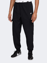 بنطال كارجو رجالي Nike Club Woven للحياة اليومية أسود/أبيض