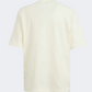 Adidas Future Icons Logo Kids Boys Sportswear T-Shirt Ivory/Preloved Ink
