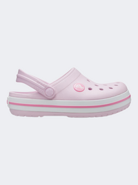 صنادل Crocs Crocband للأطفال نمط حياة وردي راقصات الباليه