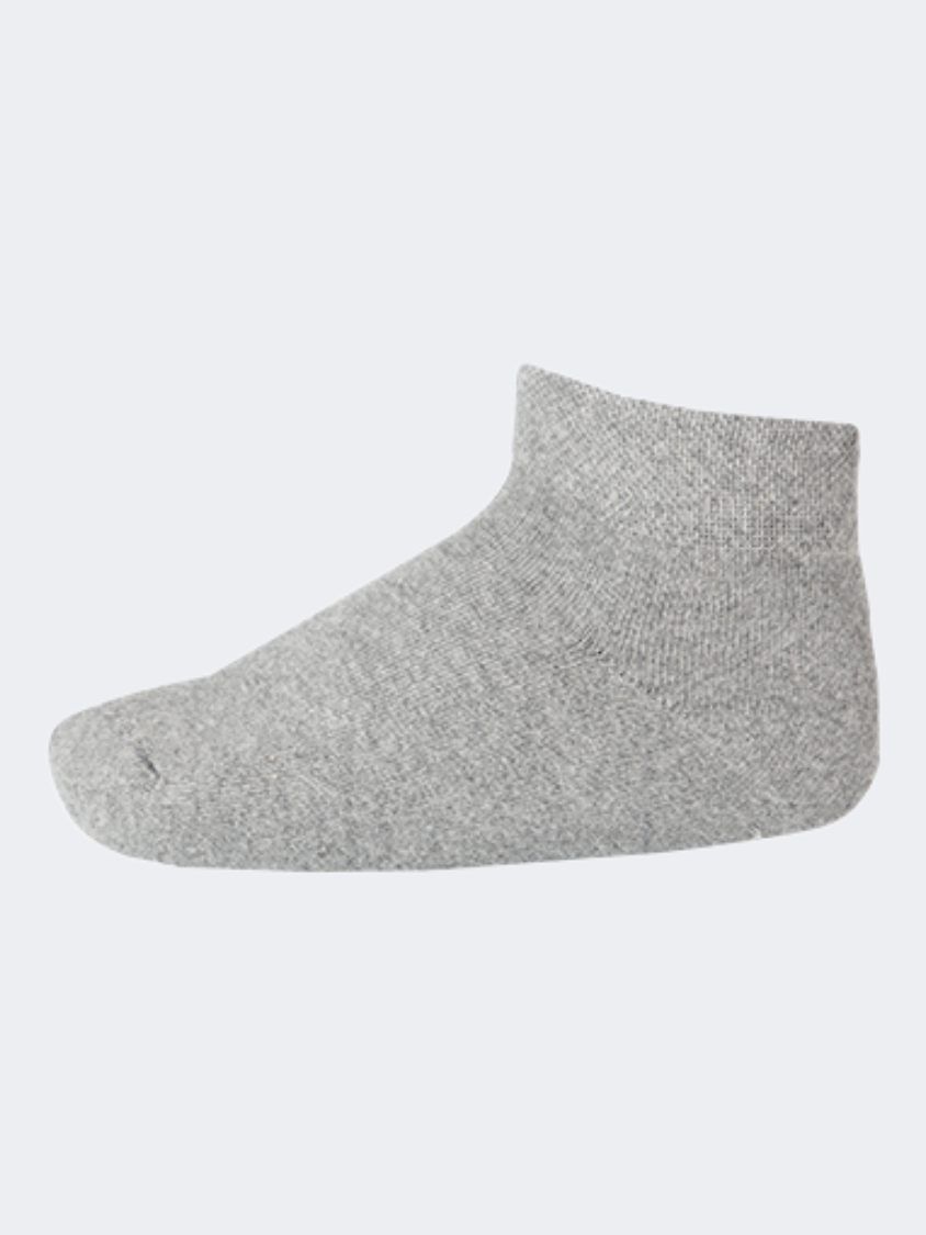 TopTen Ankle Half Cushion Unisex Lifestyle Sock Grey