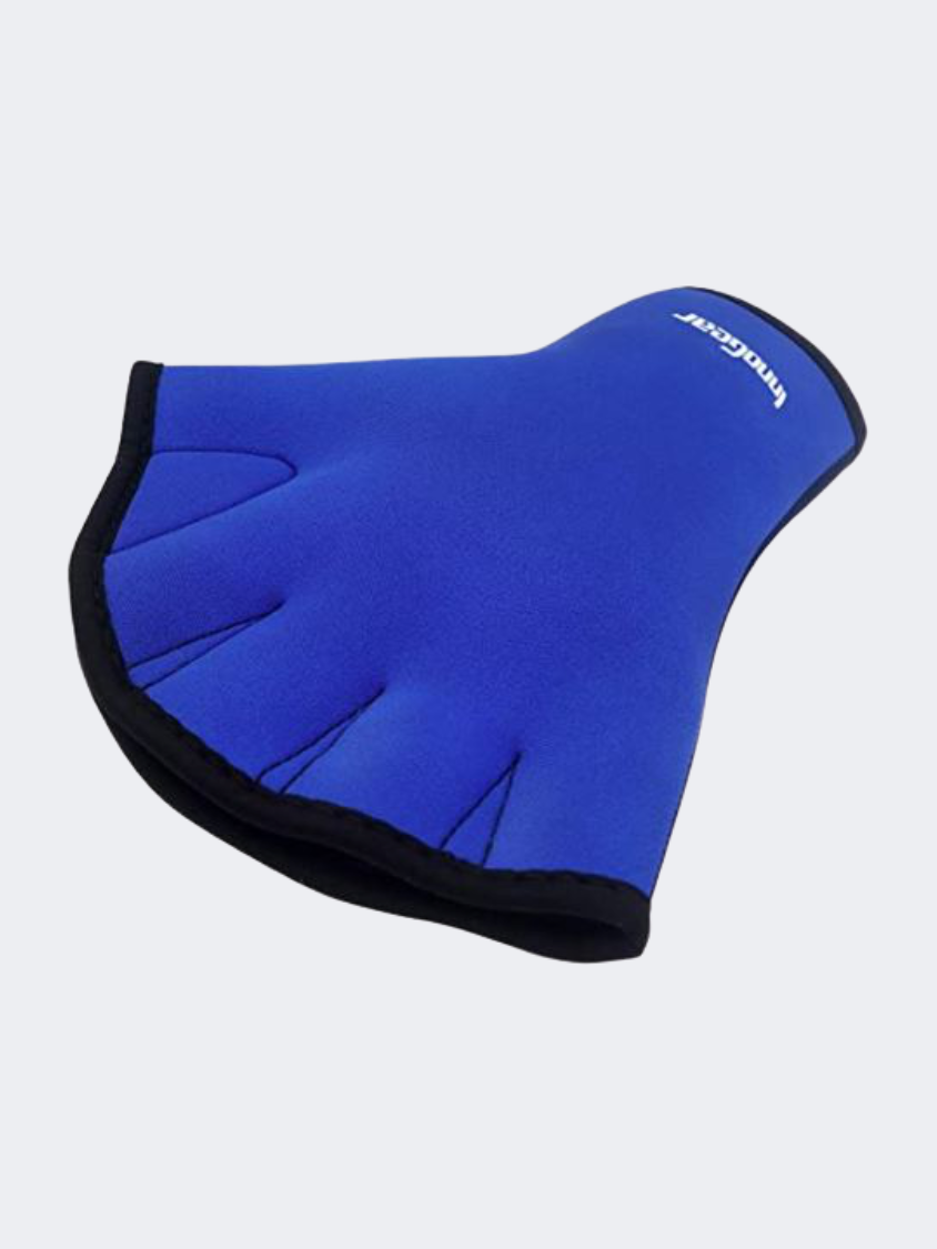 Azuni Swimming Gloves Hand Palm Blue