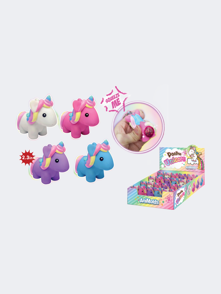 Wave Runner Accessories Unisex Lifestyle Apu24 Animolds Poop Unicorn Keychain Multi