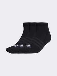 Adidas Cush Low 3Pp Unisex Training Sock Black Dz9385