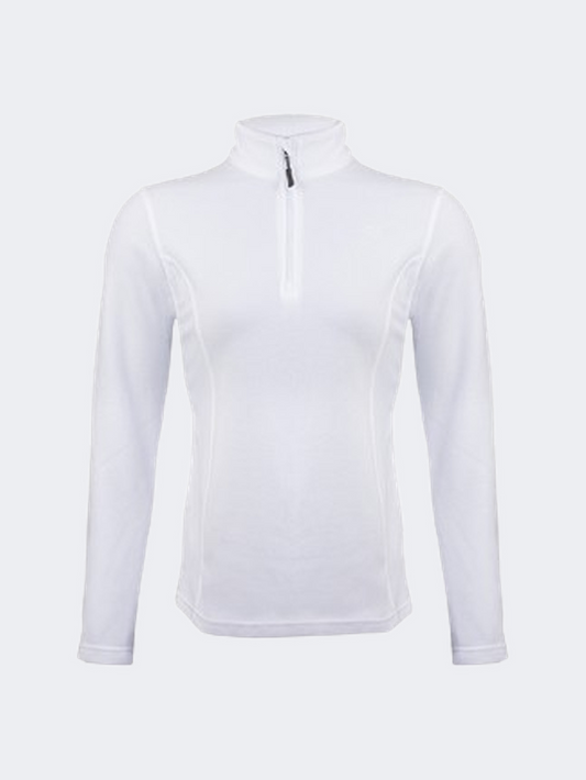 Top Ten Soft Women Skiing Fleece White