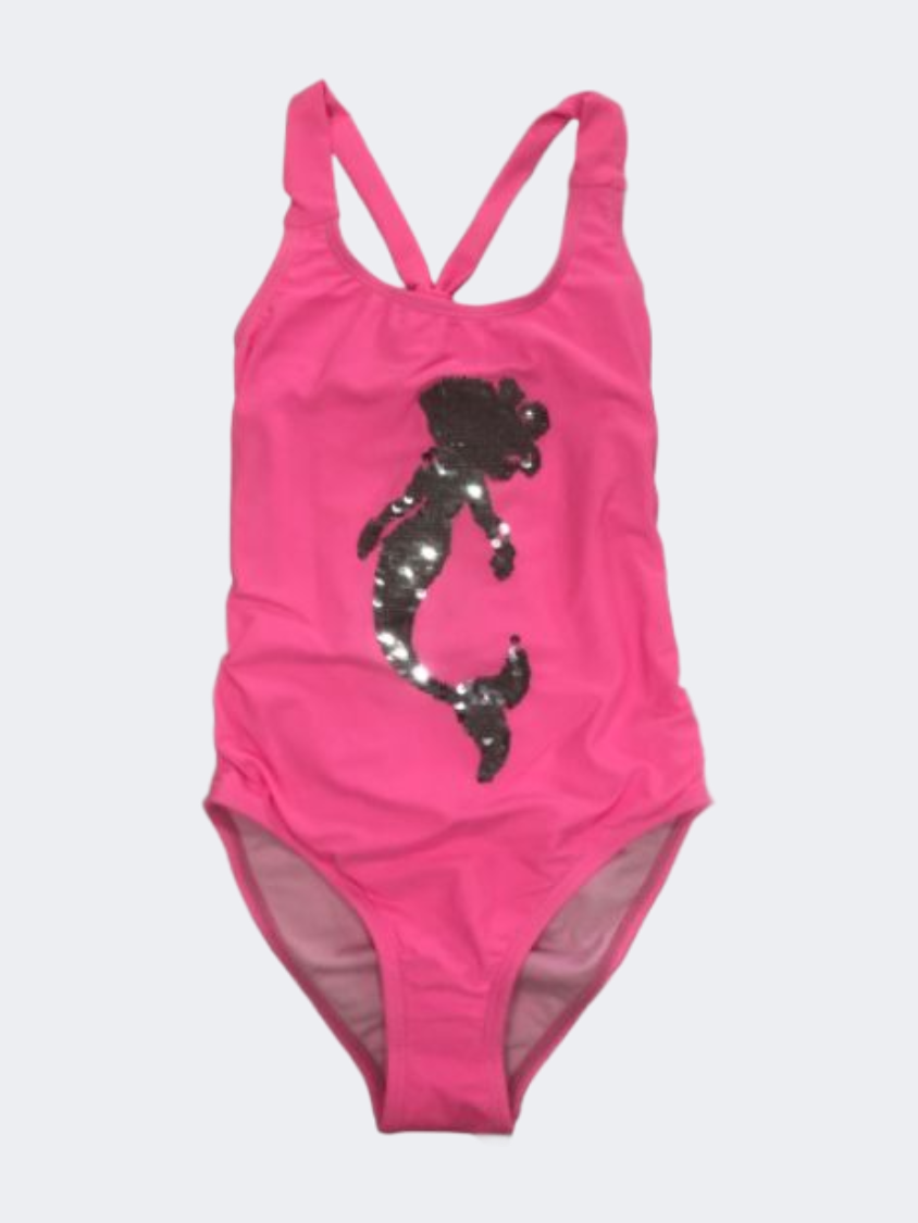 Topten One-Piece Swim Suit Girls  Beach Monokini Pink Ung017