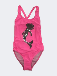 Topten One-Piece Swim Suit Girls  Beach Monokini Pink Ung017