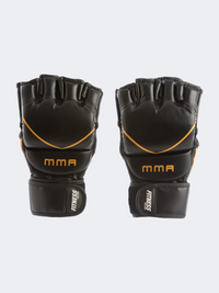 Fitness Factory قفازات MMA أسود/ذهبي