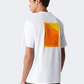 The North Face Boxy Men Lifestyle T-Shirt White/Orange