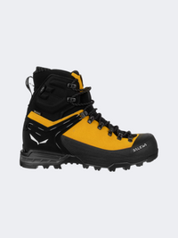 حذاء المشي للرجال Salewa Ortles Ascent Mid Goretex ذهبي/أسود