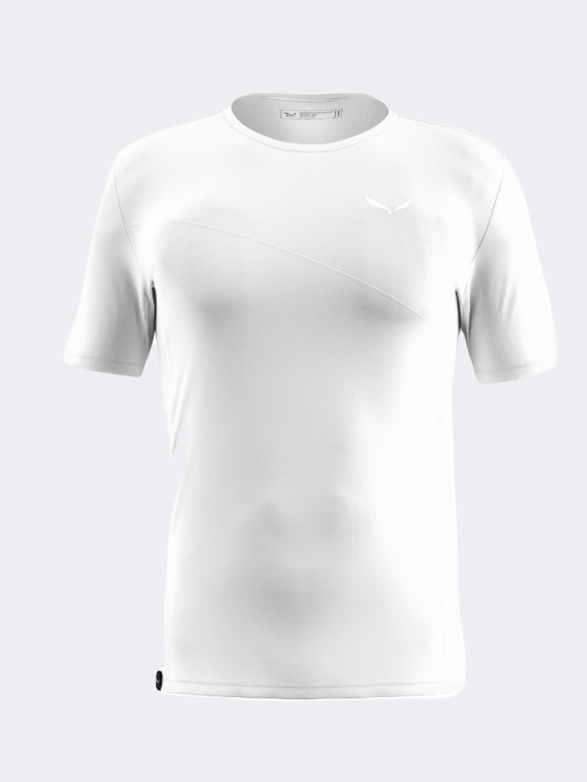 Salewa Puez Sporty Dry Men Hiking T-Shirt  White