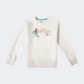 Erke Kids-Boys Training Sweatshirt Glacier White
