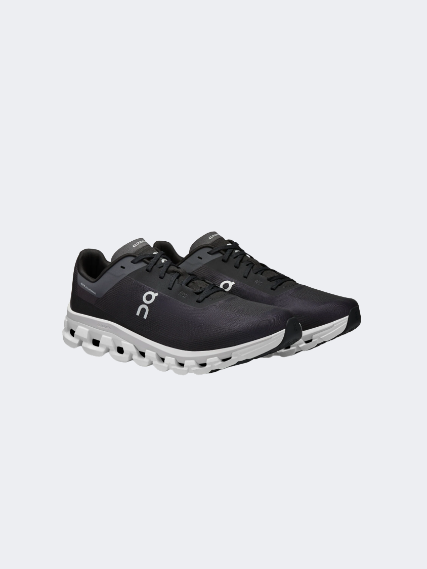 On Cloud Flow 4 Men Running Shoes Black White Mike Sport Iraq
