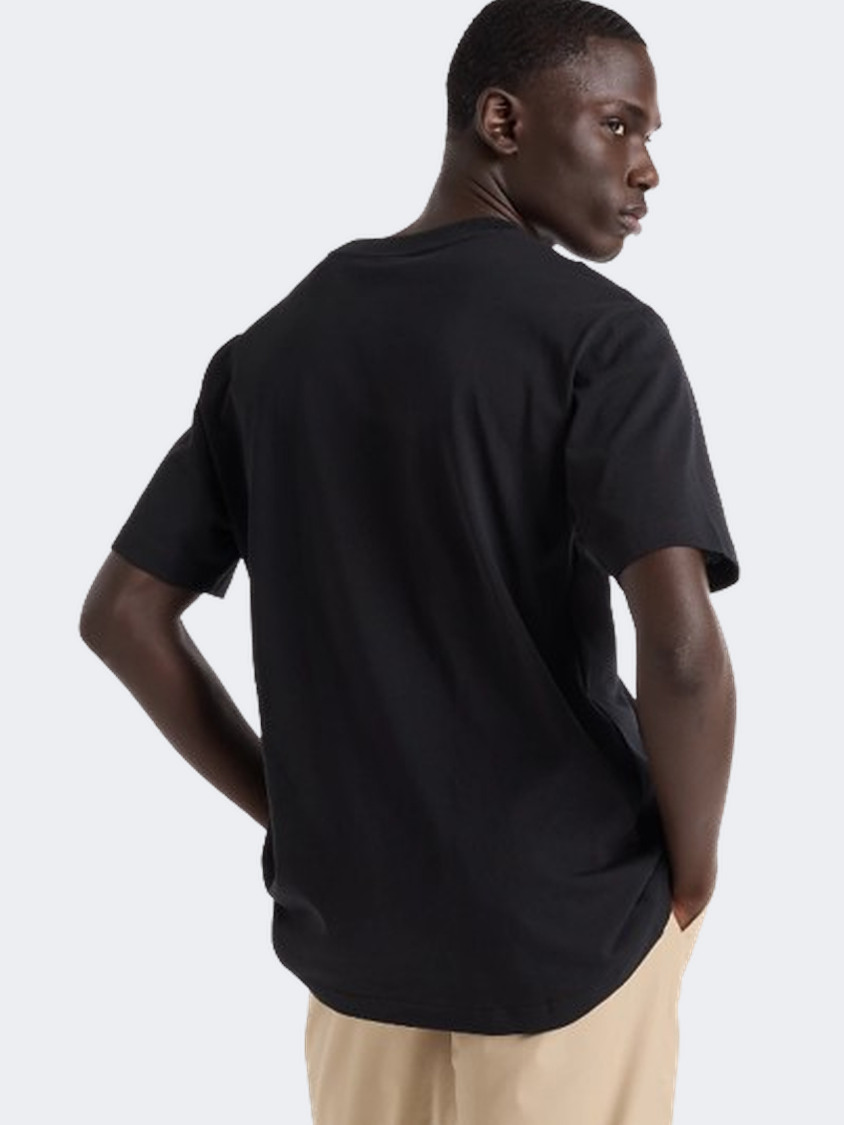 New Balance Embossed Logo Jersey Men Lifestyle T-Shirt Black
