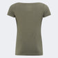 Oil And Gaz Round Neck Women Lifestyle T-Shirt Olive