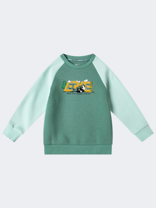 Erke Little-Boys Training Sweatshirt Algal Green