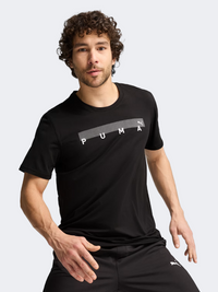 Puma تيشيرت تدريب رجالي Cloudspun أسود